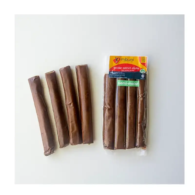 Mbuni Ostrich Tender Sticks (Semi-moist)